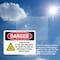 Signmission Radiation & Laser Sign, 7 in H x 10 in W, Plastic, Rectangle OS-2PACK-DS-P-710-L-2518 - alternate 4
